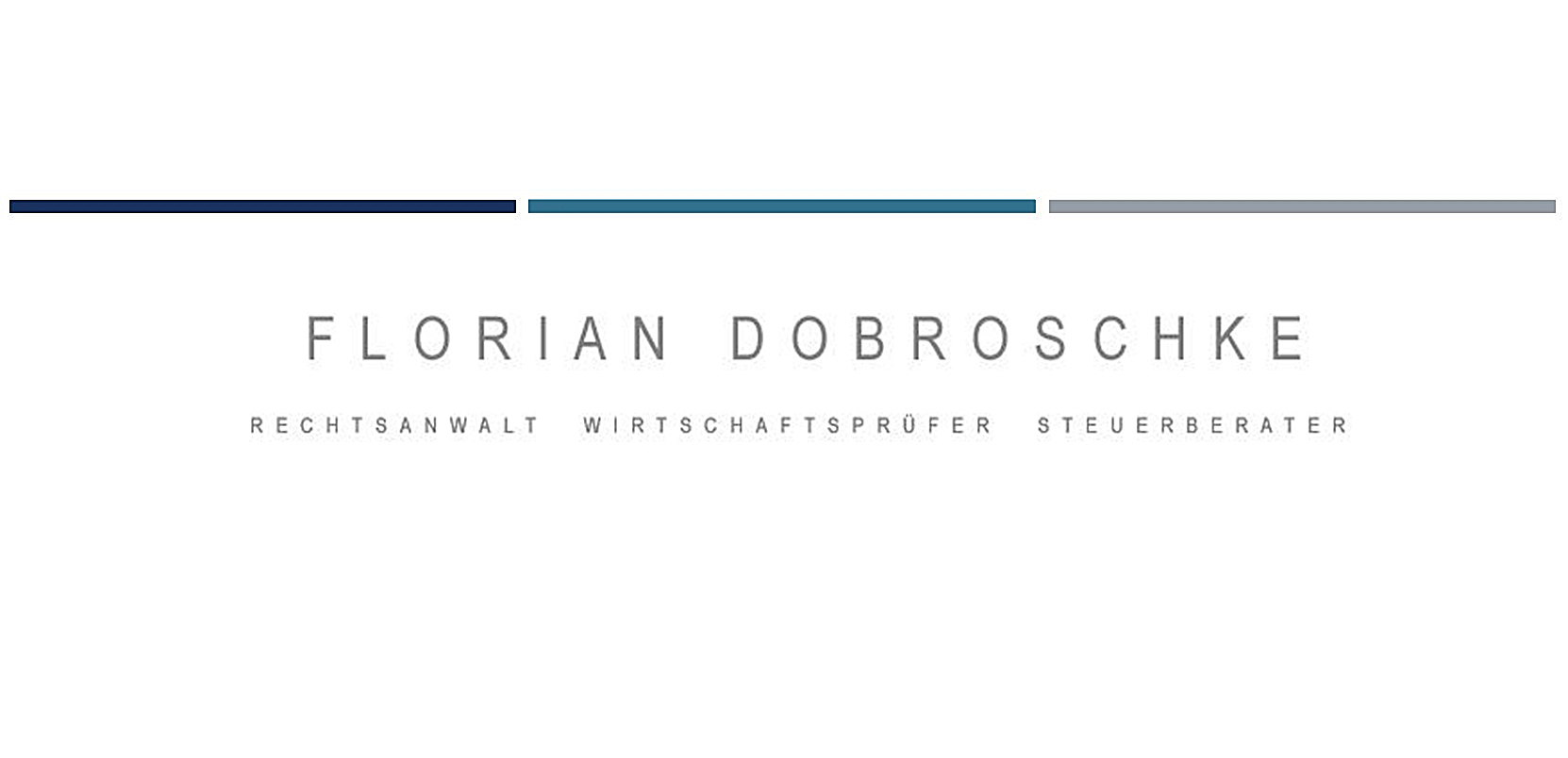 Florian Dobroschke Rechtsanwalt, Wirtschaftsprüfer, Steuerberater Logo